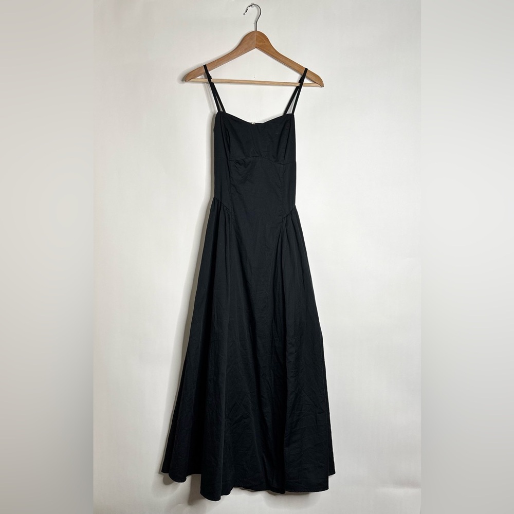Abercrombie & Fitch Black Maxi Dress with Spaghetti Straps - Picture 3 of 11
